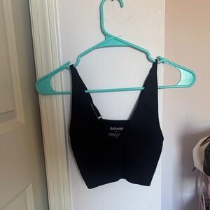 Garage Sleek Black Tank Top